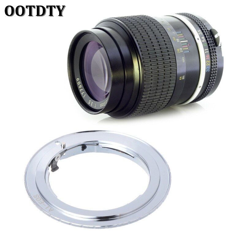 OOTDTY VOOR AI-EOS Adapter voor Nikon AI AI-S F Lens Canon EF EOS Camera AF Bevestigen Ring