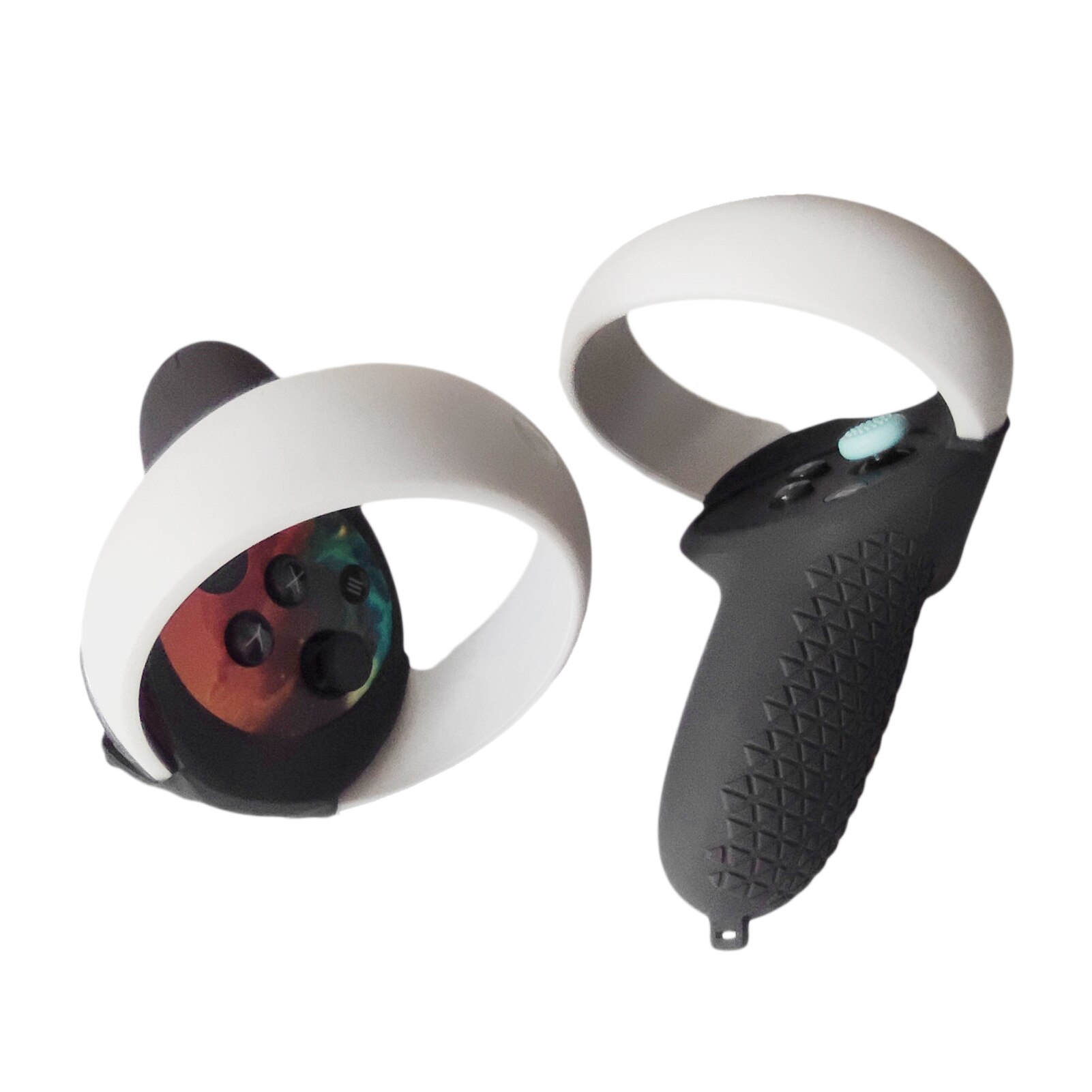 Vr Controller Case Vr Cover + Hand Cover + Thumb Knop Cap Handvat Cover Voor Oculus Quest 2 Vr Controller accessoires