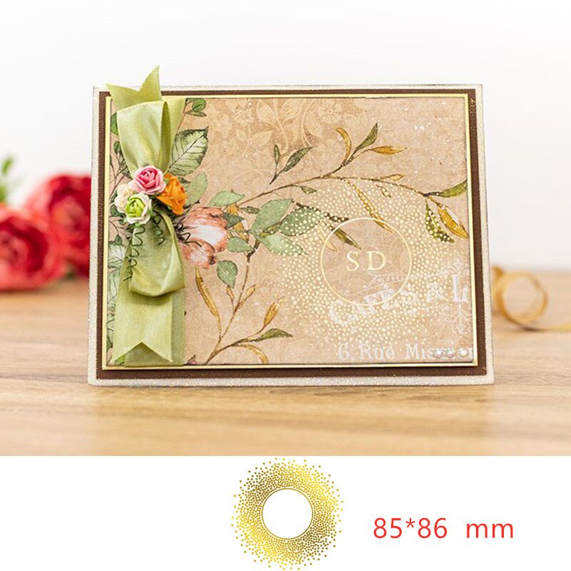 Letters Alphabets Borders Wreath Frames Metal Foil Plates for DIY Scrapbooking Letterpress Embossing Paper Cards Crafts: Picture 7