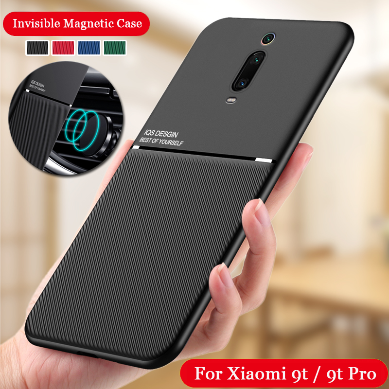 Coque antichoc pour Xiaomi mi 9T Pro 9 T, étui arrière en Silicone pour Xiaomi 9 9T, Support magnétique de voiture
