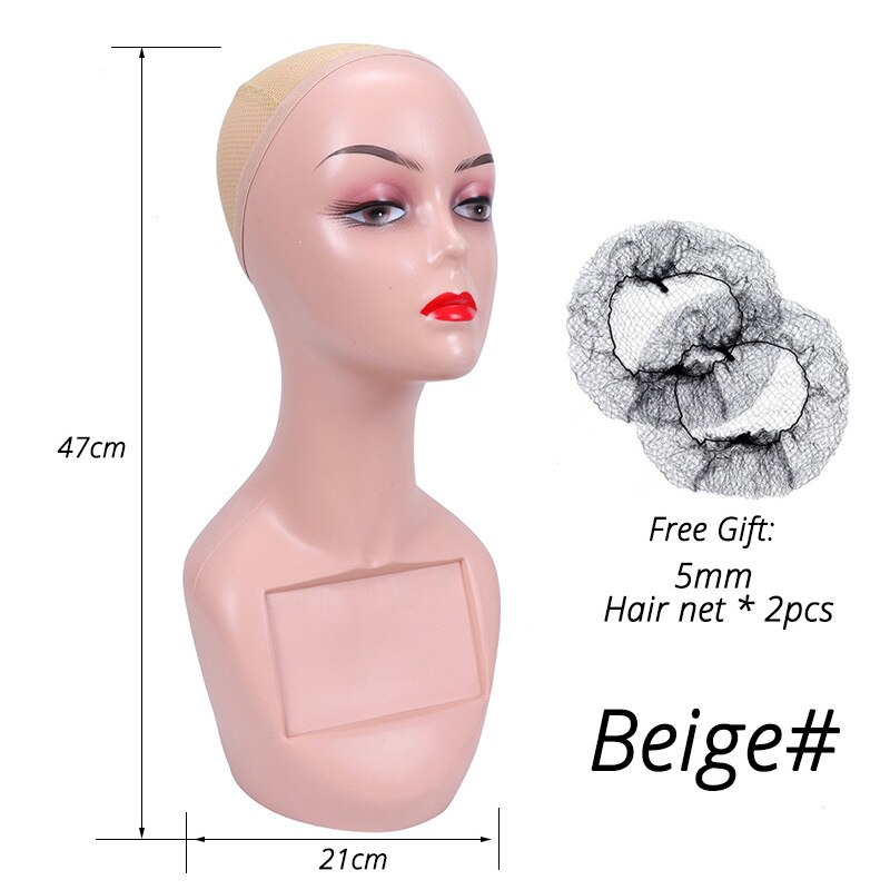Perücke Kopf machen-hoch Modell Schmuck Anzeige Puppe Perücke Gläser Kappe Anzeige Halfter Stehen Mannequin Kopf Stehenden Mannequin Kopf: goldfarbe