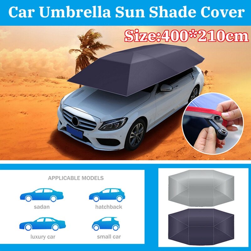 Auto Regenschirm Sonnenschutz Abdeckung Zelt Tuch  – Grandado