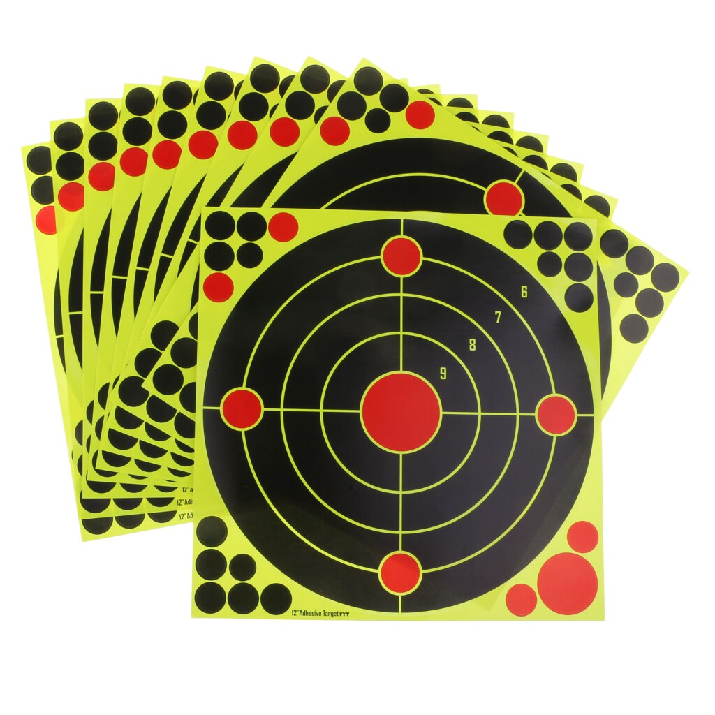 10Pcs Ploetert Blossom Doel Sticker, Schieten Doelen 12 "X 12"