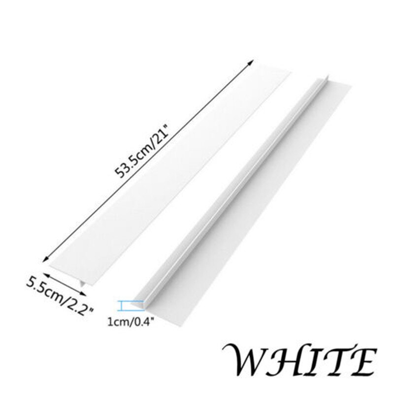 2Pcs Kitchen Silicone Stove Counter Gap Cover Easy Clean Heat-resistant Gap Filler Seals Spills Between Counter Tools: B 2 pcs