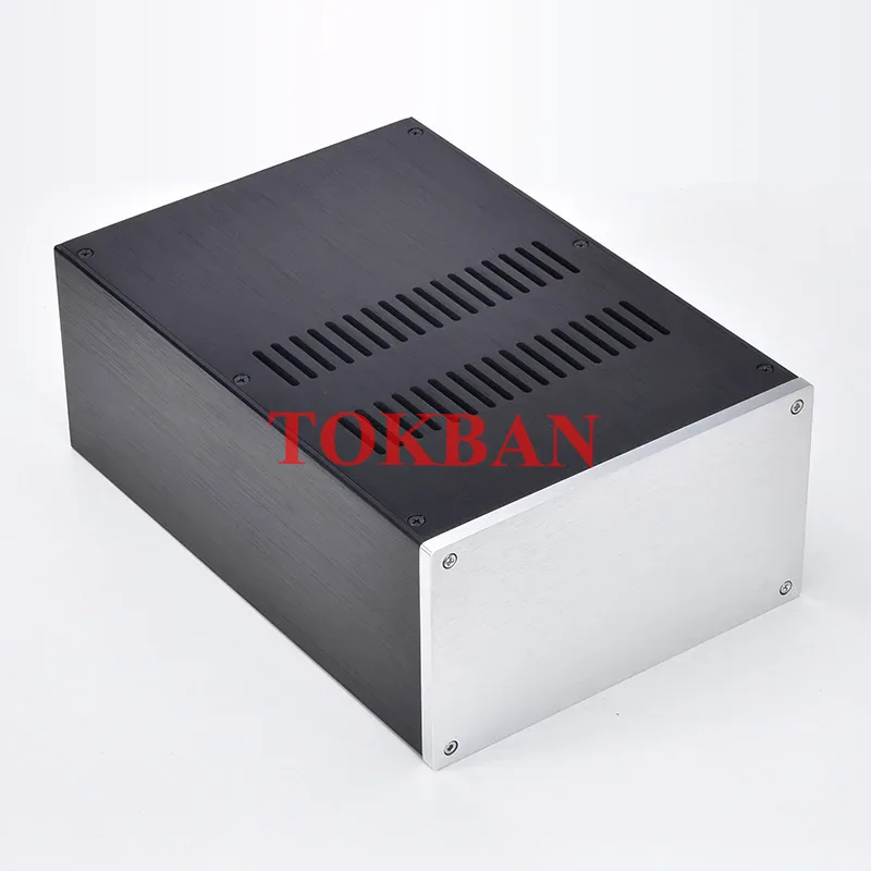 Tokban JC2212 215*120*311mm Power Amplifier Chassis Enclosure All Aluminum For Preamplifier DAC Decoder Amplifier Audio Case