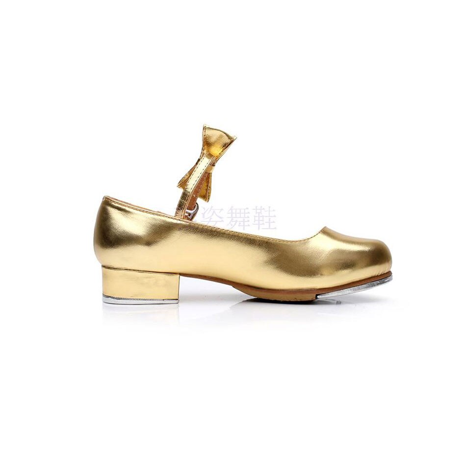 MSMAX YZ-06 Kinderschoenen Meisjes Tap Schoenen Professionele Dansschoenen Goud Vierkante Hak Podium Tap Schoenen Voor Kids