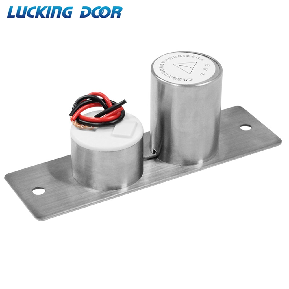 Lucking Deur Rvs Mini Electric Bolt Lock Dc 12V Solenoid Elektrische Deurslot Eenvoudig Te Installeren