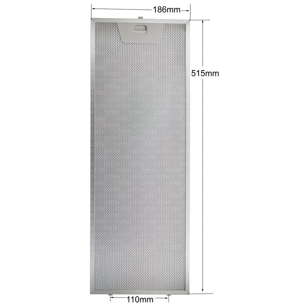 00660222 00660223 Juego Filtros Campana Extractora 515x166 + 515x186 mm Juego Filtros Grasa Campana Extractora Cocina Aluminio 50271563004 133.0176.353