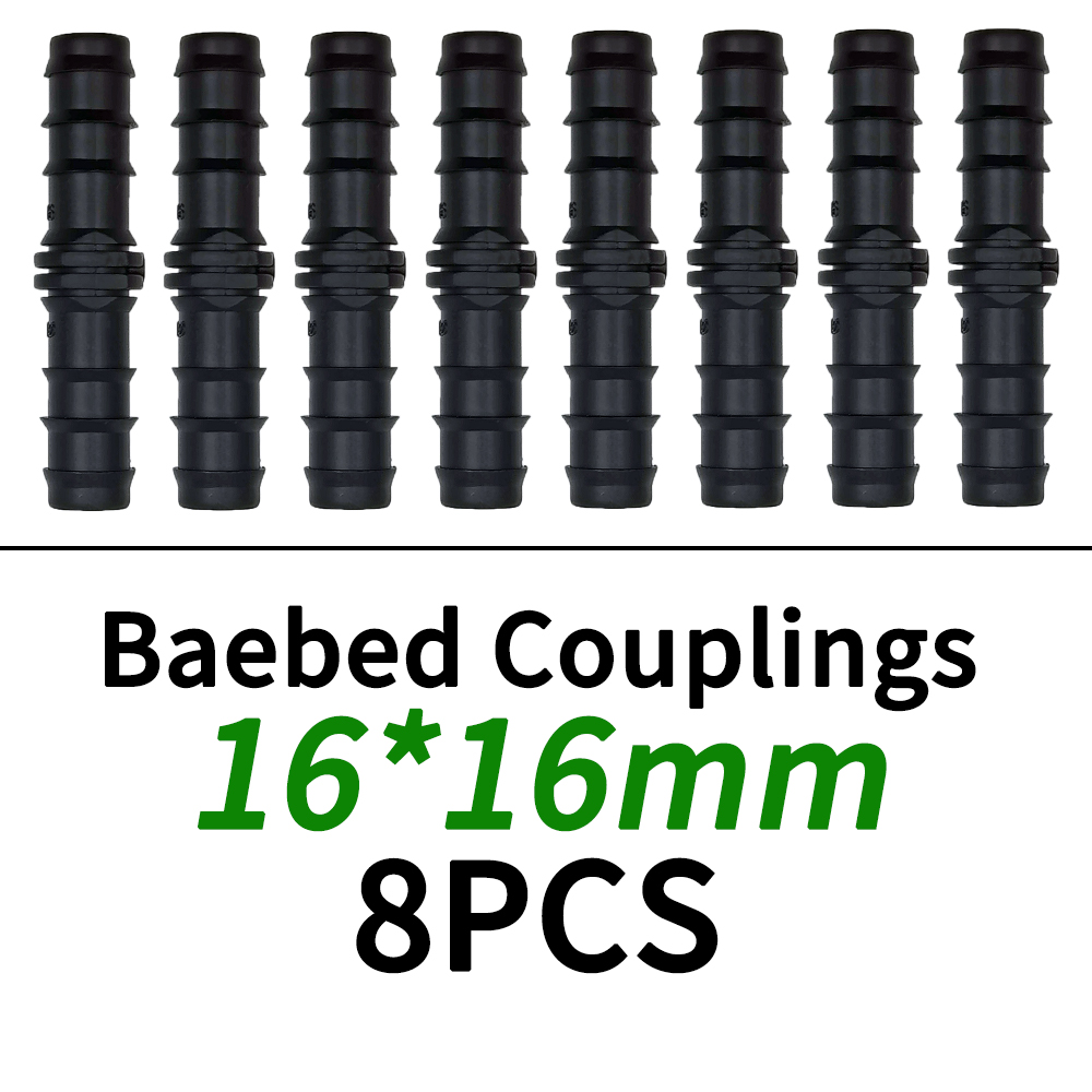 1/2" 3/4" Male Female Thread Connector To Barb 16mm 20mm 25mm PE Hose Adapter Tee Elbow Garden Irrigation Drip Watering System: light green