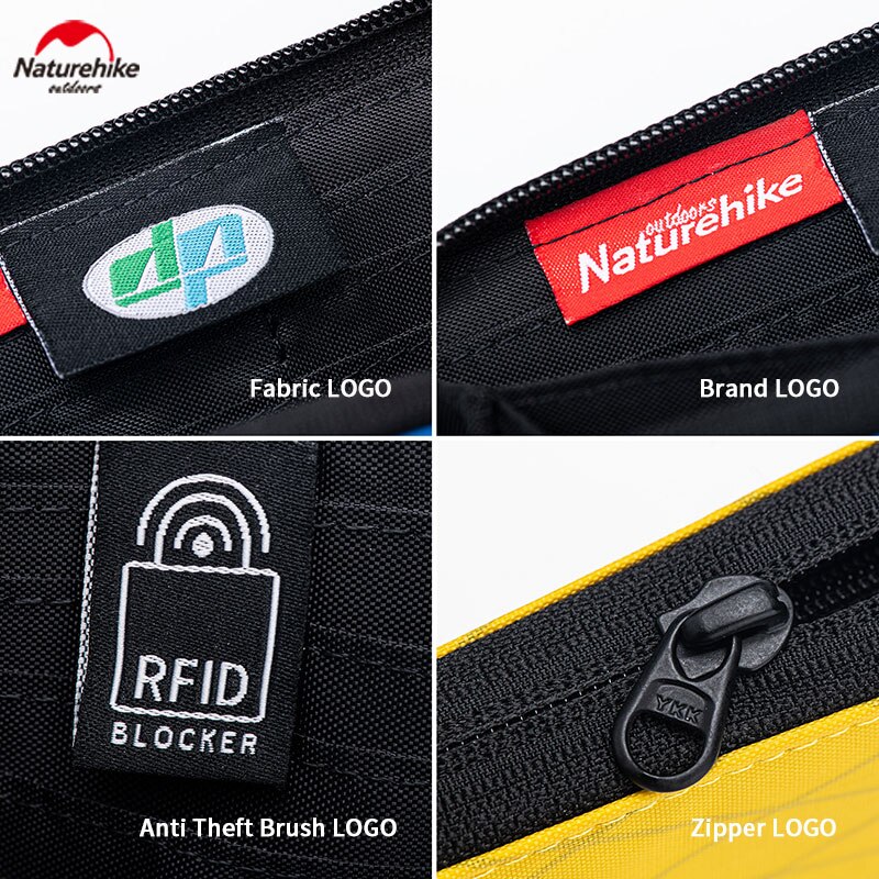 NatureHike RFID Blocking Travel Passport Wallet Documents Organizer Zipper Case Passport Holder RFID BLOCKING PROTECT