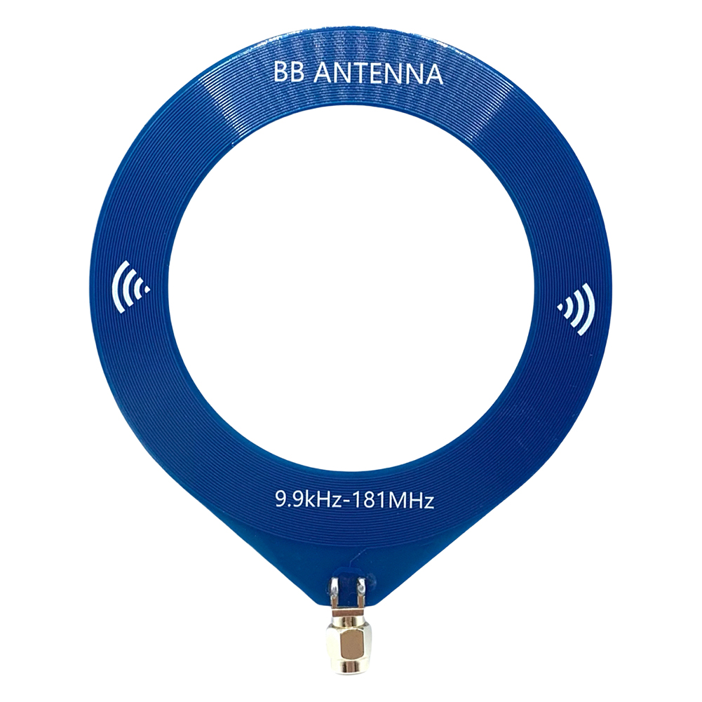 Antena Donut WB de 10khz-180mhz con convertidor de baja impedancia, Mini antena de anillo, antena MW/SW, antena de onda media de onda corta: Azul