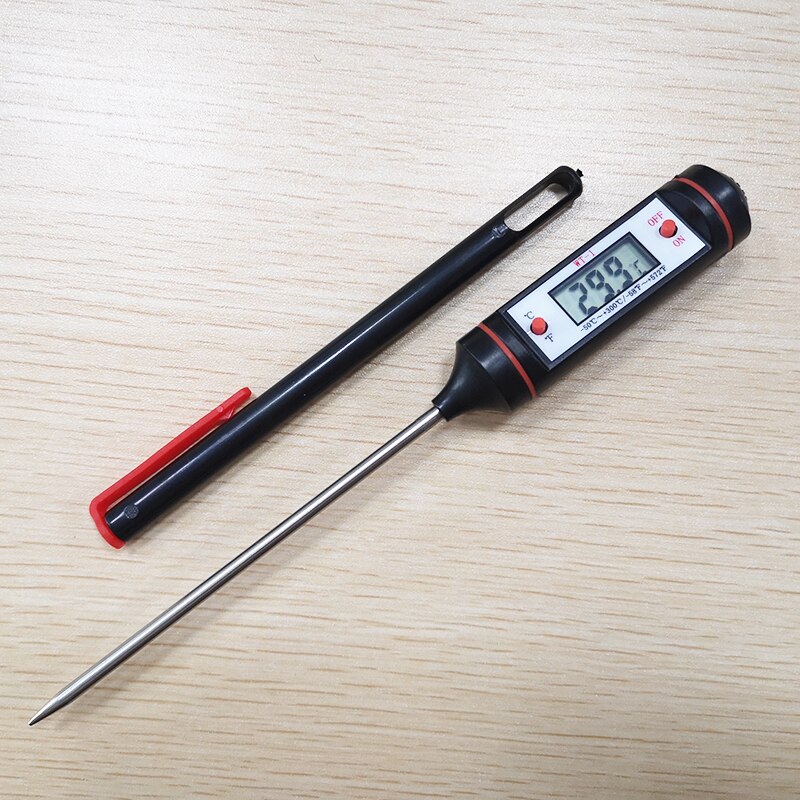 1pc draagbare digitale keukenthermometers wt -1 bbq vlees water olie koken elektronische sonde voedsel oventhermometer met buis: 02