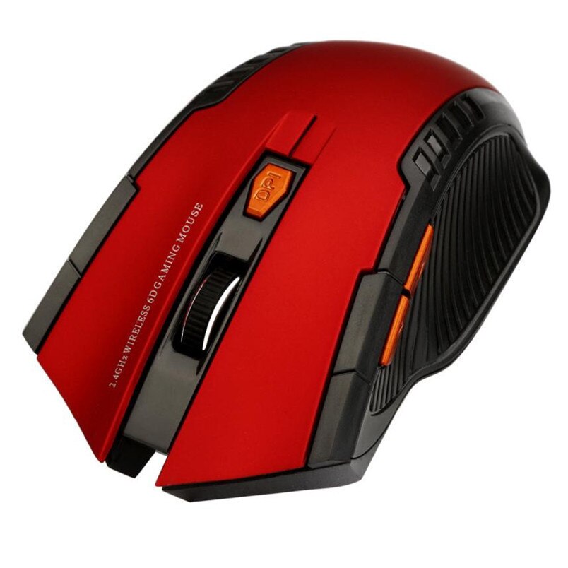 2.4G Wireless Mouse Optical Technology Game Mouse Optical Mouse Wireless Optical Mouse: red