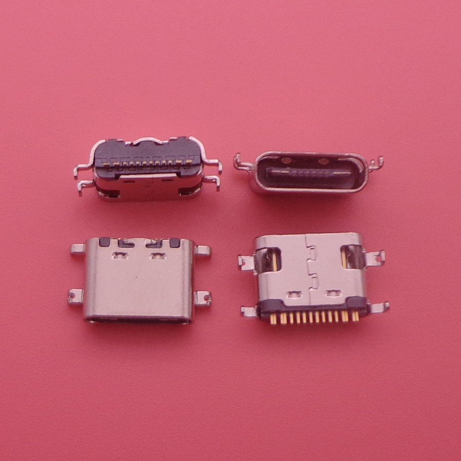 Connecteur de charge pour Lenovo Tab M10 tb-x605l 12 broches Type C, Micro USB C 3.1 femelle, port d&#39;alimentation (coupé), 2 pièces