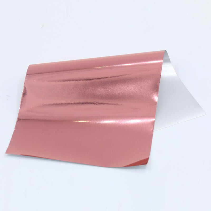 Heißprägefolie Papier Holographische Wärme Transfer Aluminium Laminator Folie 100 stücke für DIY Kunst Handwerk Weihnachten Verpackung Papier: Rosa
