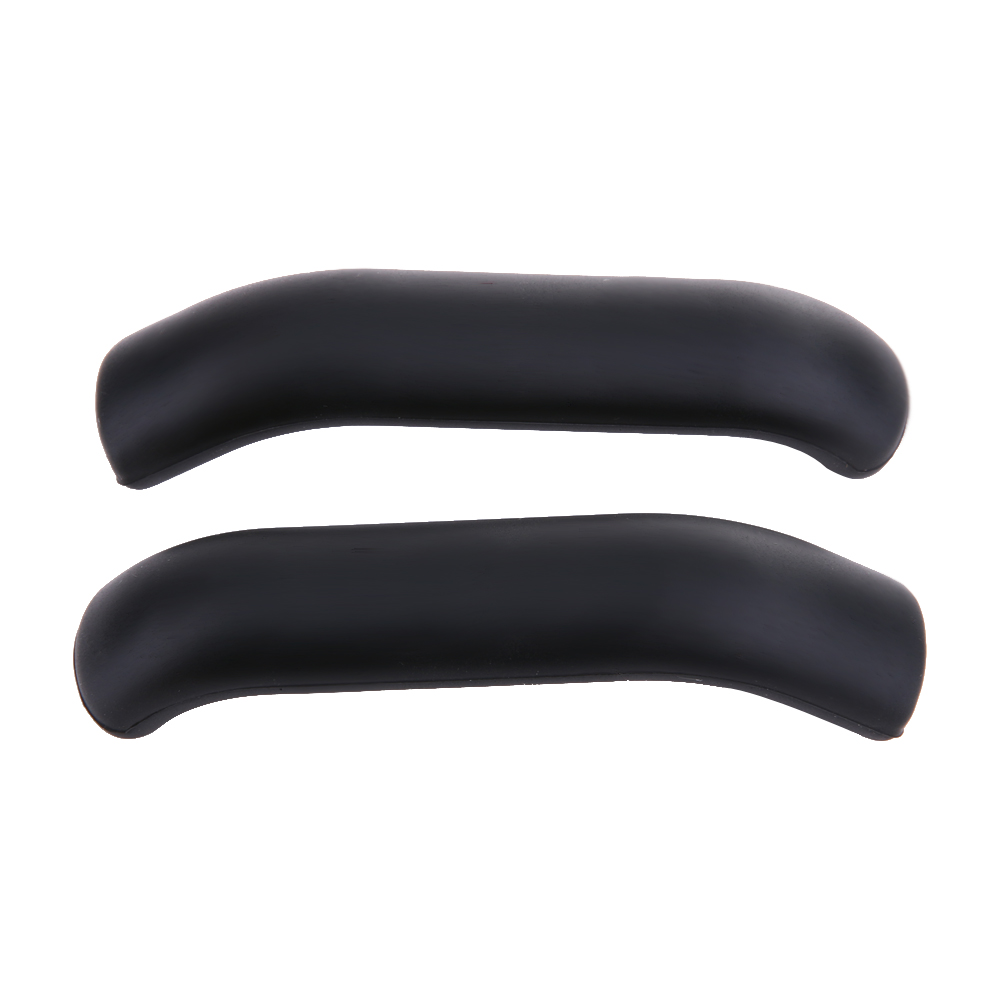 Poignée de frein en silicone pour vélo route et montagne,couverture protection de manchon, type universel, 1 pièce,: Black