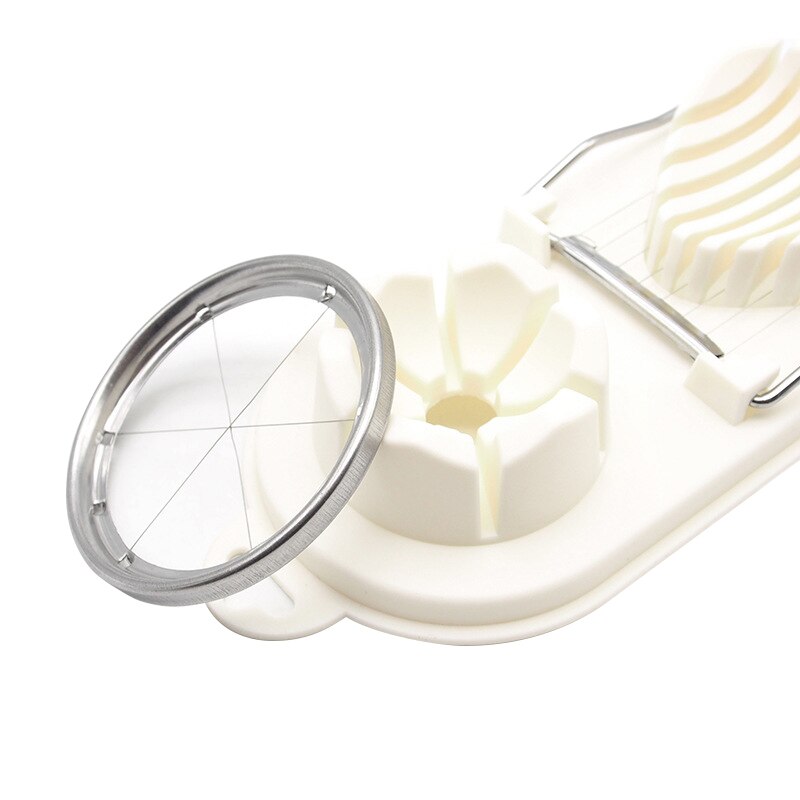 Multifunctional Egg Cutter Japanese Stainless Steel Heat-resistant Kitchen Cutter Household Cooking Tool With Hook For Slicing