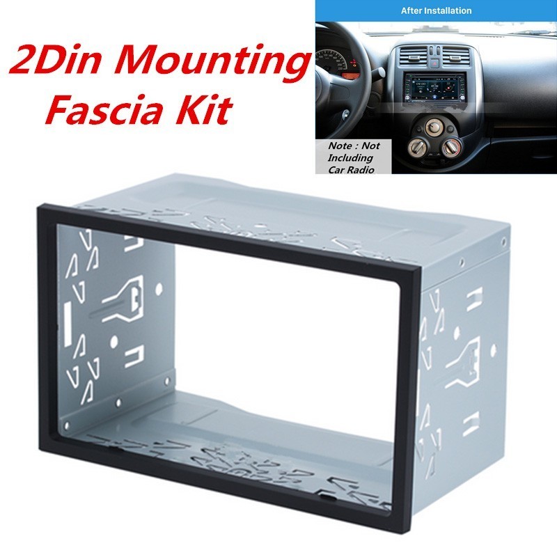 2 din fittings kit radio hovedenhet installasjonsramme generelt 2 din fittings kit automotive radio player box