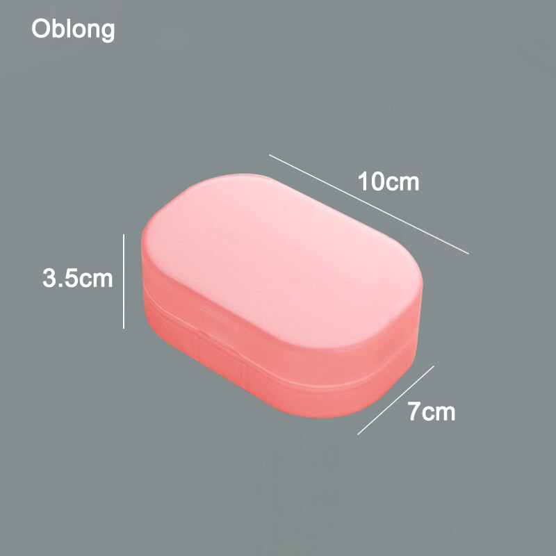 Plastic Travel Soap Box Dish Plate Case Case Holder Container Wash Shower Home Shower Bathroom Sealed Soap Case Soap Container