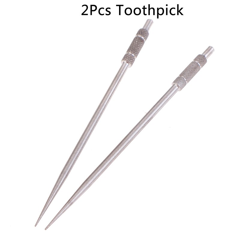 Useful Portable Stainless Steel Toothpick Holder Outdoor Rustproof Waterproof Household Travel Seal Box Holder Storage Toothpick: A