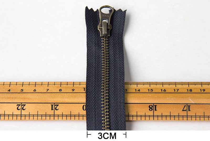 1 stücke YKK 5 # Metall Bronze- Reißverschluss nah dran-Ende Auto sperren DIY Tasche Geldbörse Stiefel Zipppers Bekleidungs Zubehör
