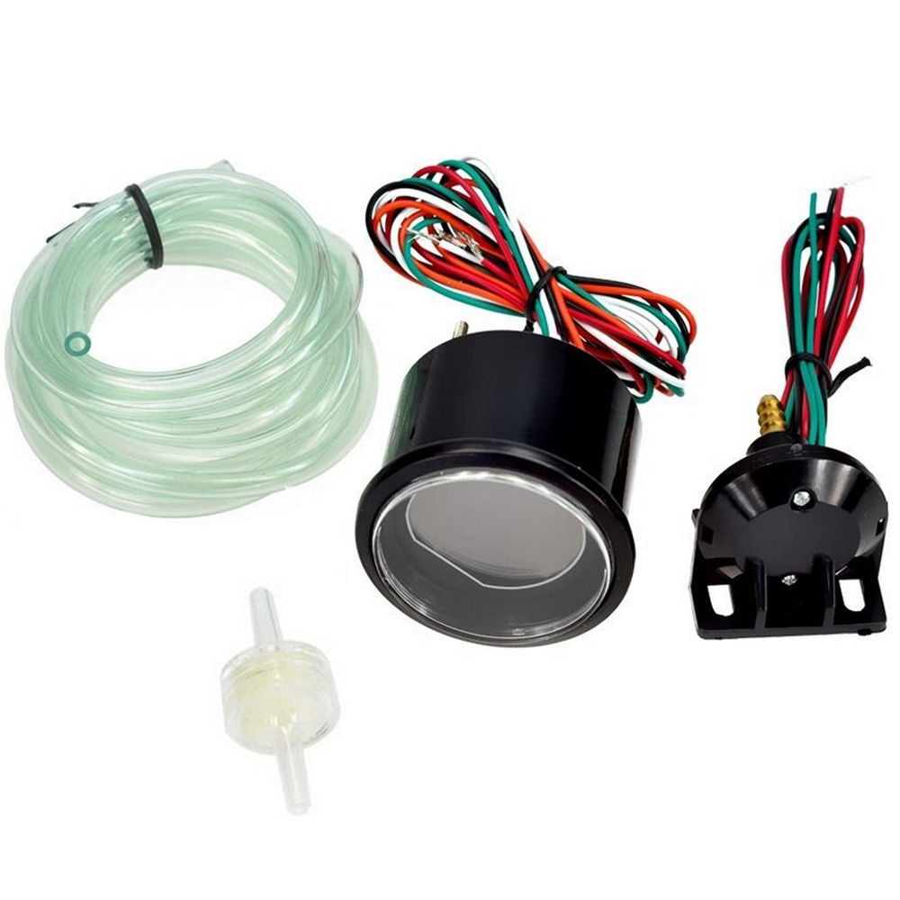 EE. UU. Soporte Universal para relojes digitales de 2 &quot;, 52mm, luz LED azul y roja, medidor de temperatura del agua, accesorios para coche Celsius