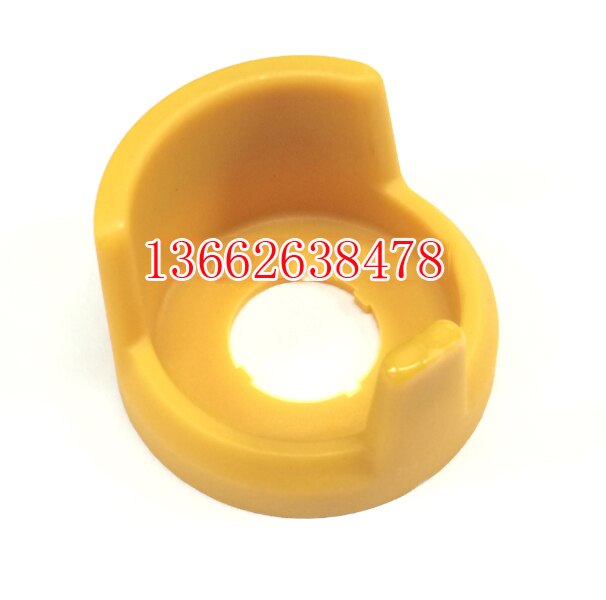 16MM Dia Yellow Plastic Two Feet Protective Cover for Big head,mushroom emergency stop switch,Push Switch Button ,K16-G6