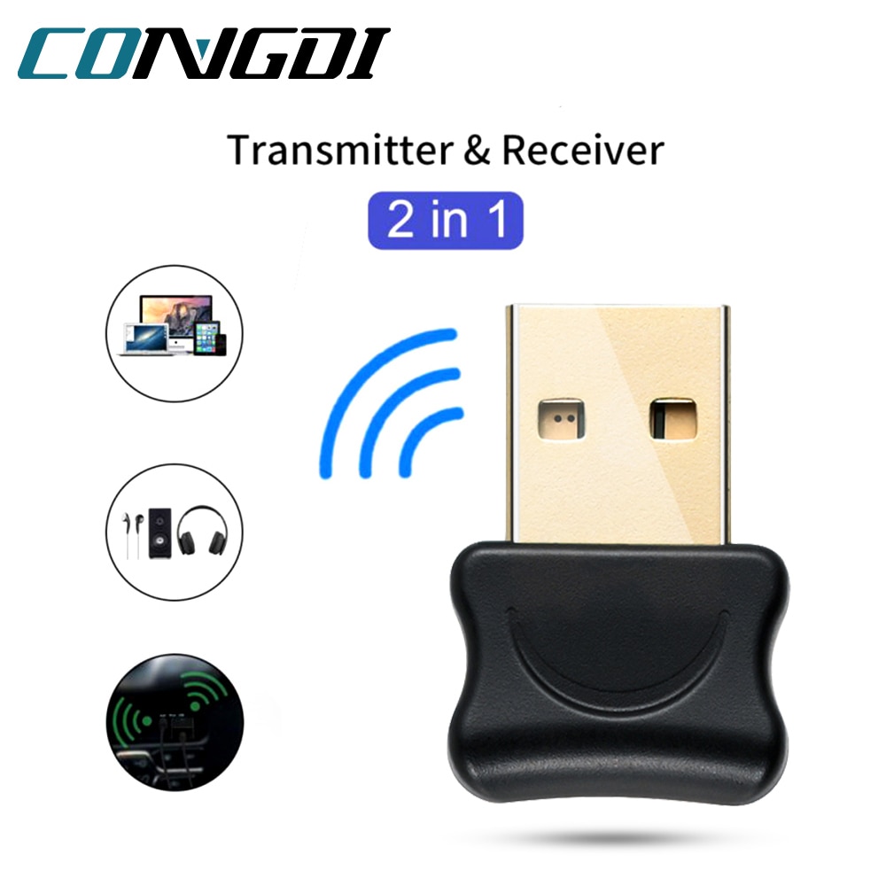 5.0 adattatore Bluetooth compatibile trasmettitore USB per Pc recettore Computer Laptop auricolare stampante Audio ricevitore Dongle dati