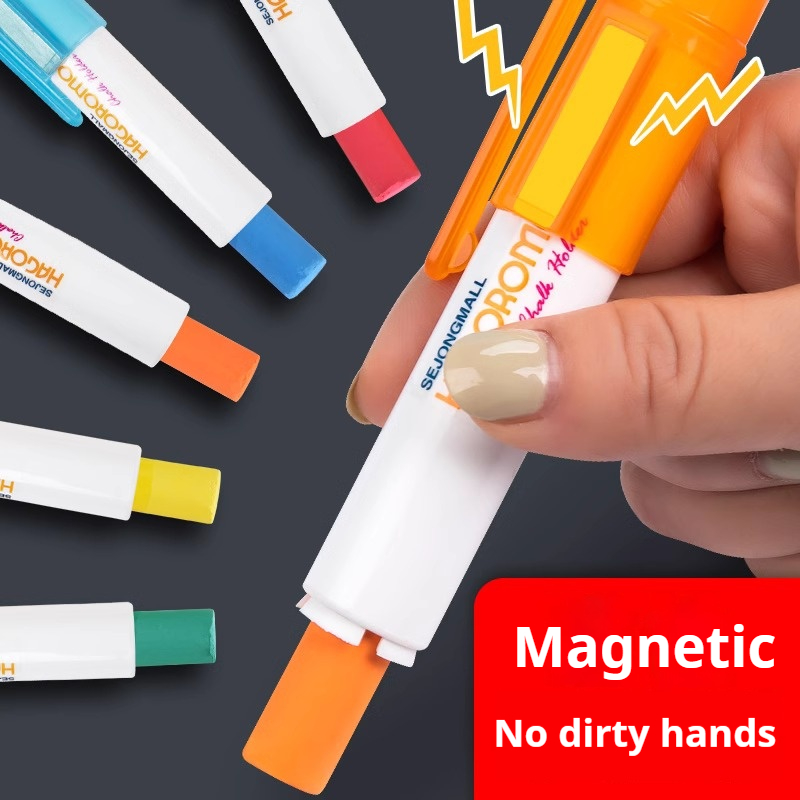 Magnetischer, langlebiger Kreidehalter, Clip-Kupplung, nicht schmutzige Hand, Kreideclip, Kreide-Extender für Lehrer, Schreiben von Kindern, Zeichenbrett