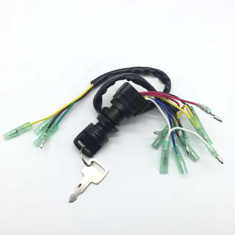 Voor Yamaha 4 Draad Pin Motorfiets Contactslot Keys 703825104300 Op-Off Buitenboordmotor Motor Control Box Accessoires Schakelaar sleutel