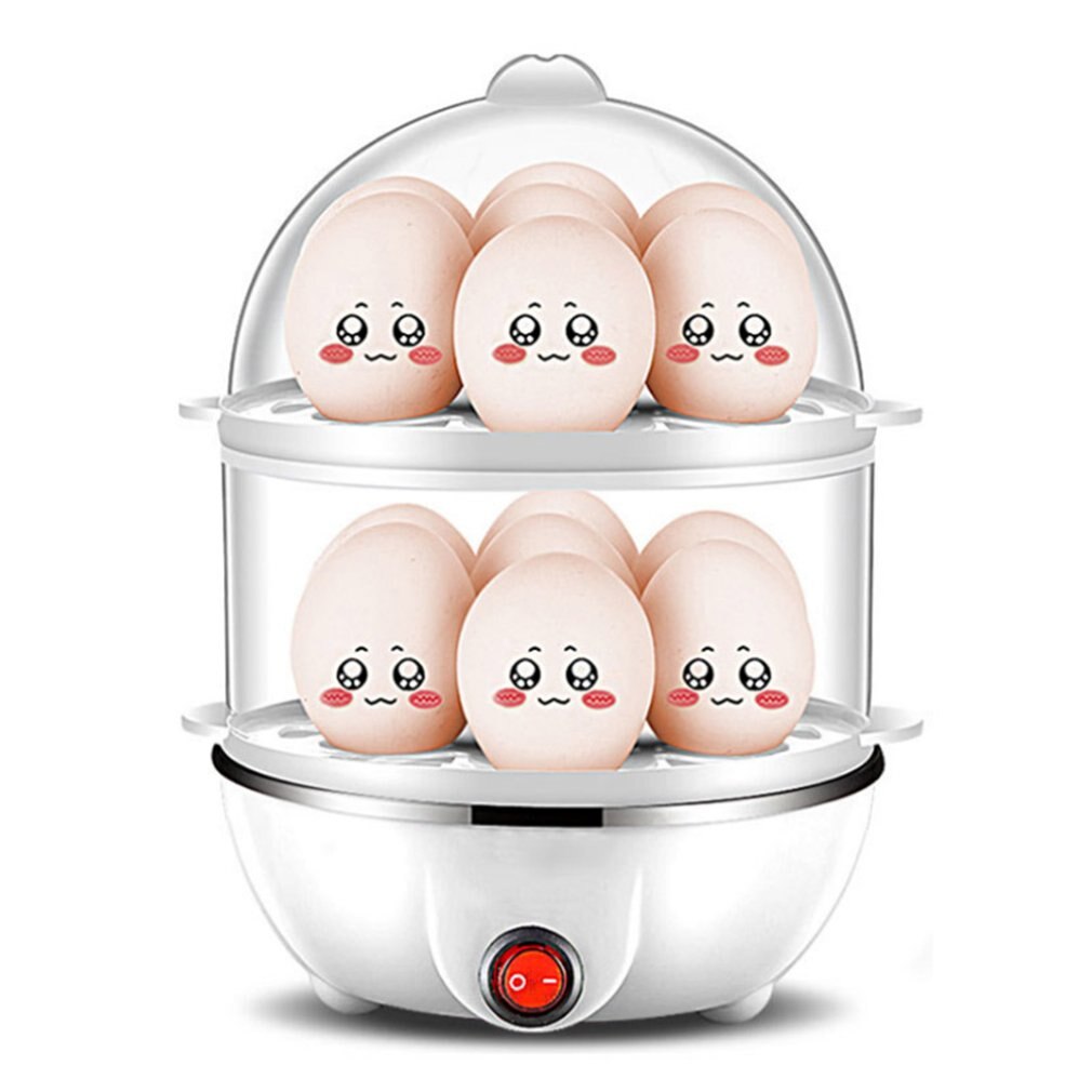 Chaudière à œufs automatique à double couche pour usage domestique: WHITE
