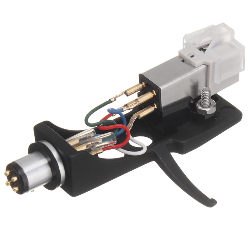Cartridge Stylus Met Draaitafel Headshell 4 Pin Contacten Voor Fonograaf Platenspeler Grammofoon Lp Vinyl Naald: Default Title
