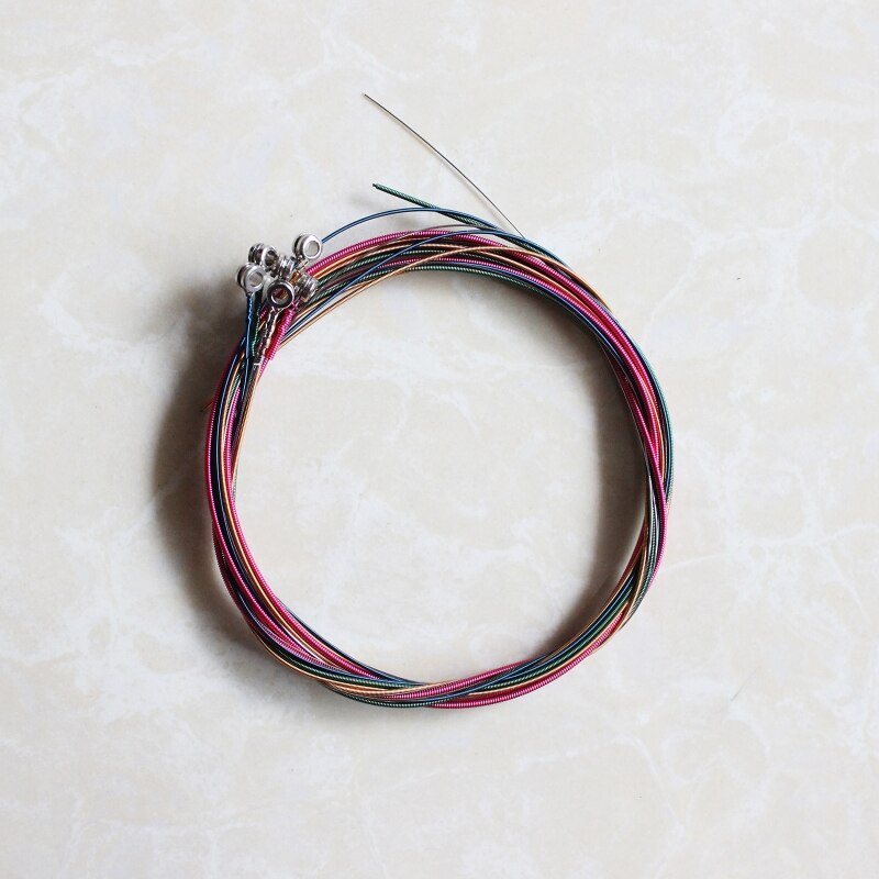 2022 6 Pieces Classic Guitar Strings Steel Wire Classic Acoustic Folk Guitar Parts