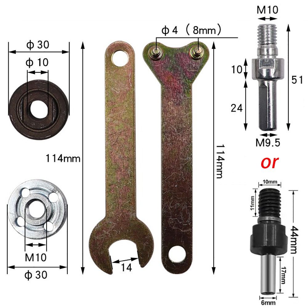 Juego de amoladora angular de conversión de taladro eléctrico, biela de Metal para cortar disco, rueda de pulido, herramienta adaptadora de soporte de mango
