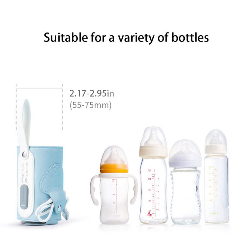 Verpleging Fles Isolatie Cover Universal Verwarming Mouw Usb Opladen Constante Temperatuur Ppsu Melkfles Feeder Heater