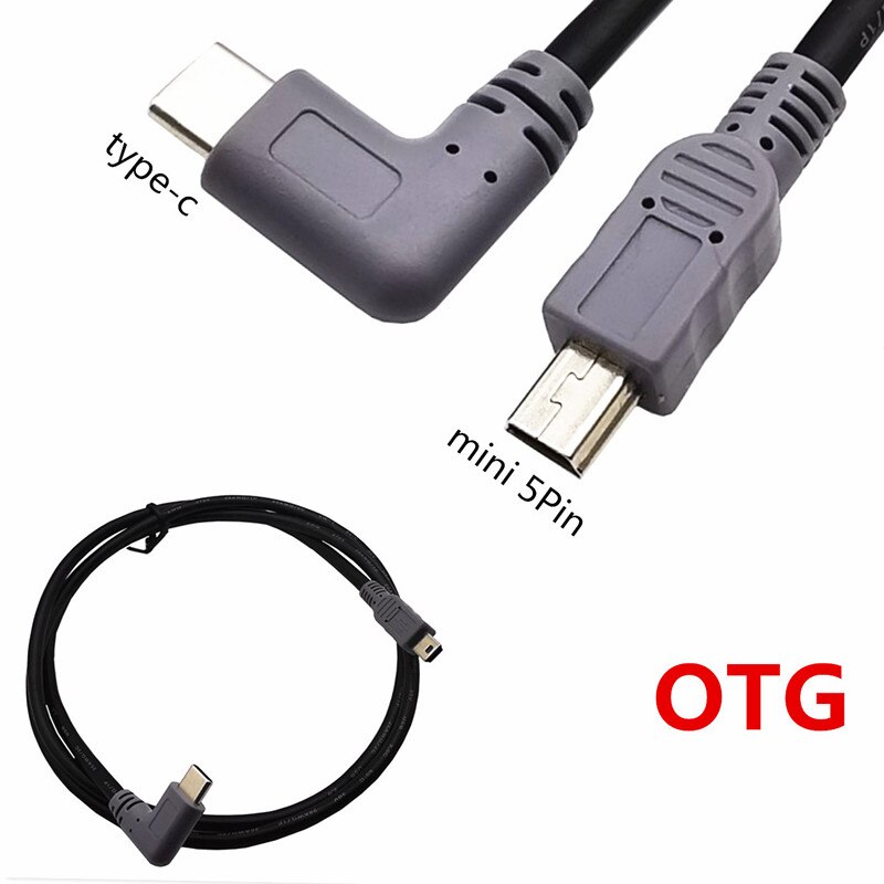 USB-C Type-C Naar Mini Usb 5pin & Micro Usb 5Pin & Type-C Usb C Male Naar mannelijke Otg Kabel Data Kopie Opladen Adapter Kabel 1M/100Cm