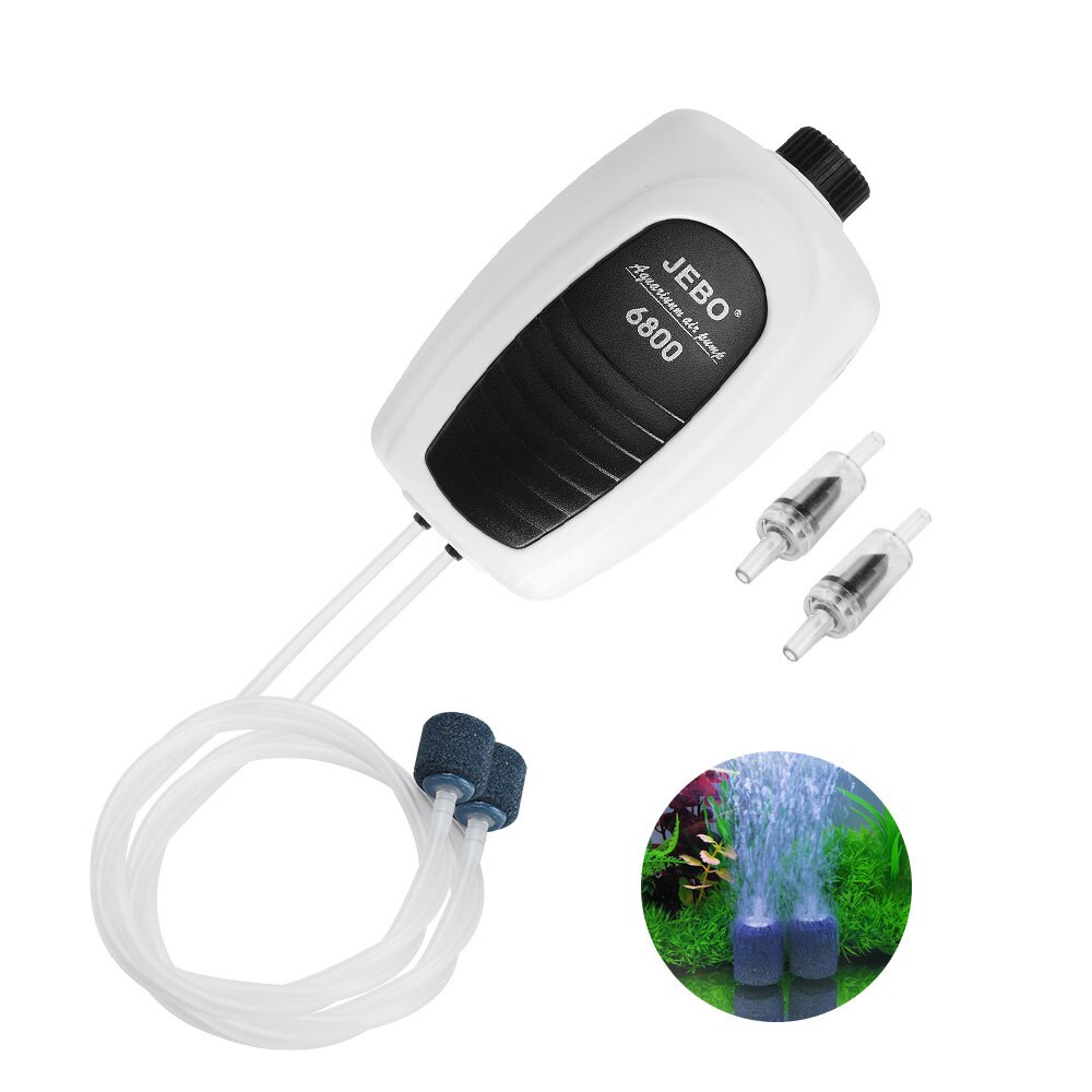 Jebo Fish tank oxygen pump ultra-quiet fish tank oxygenation pump aquarium oxygenation pump 6100 air pump