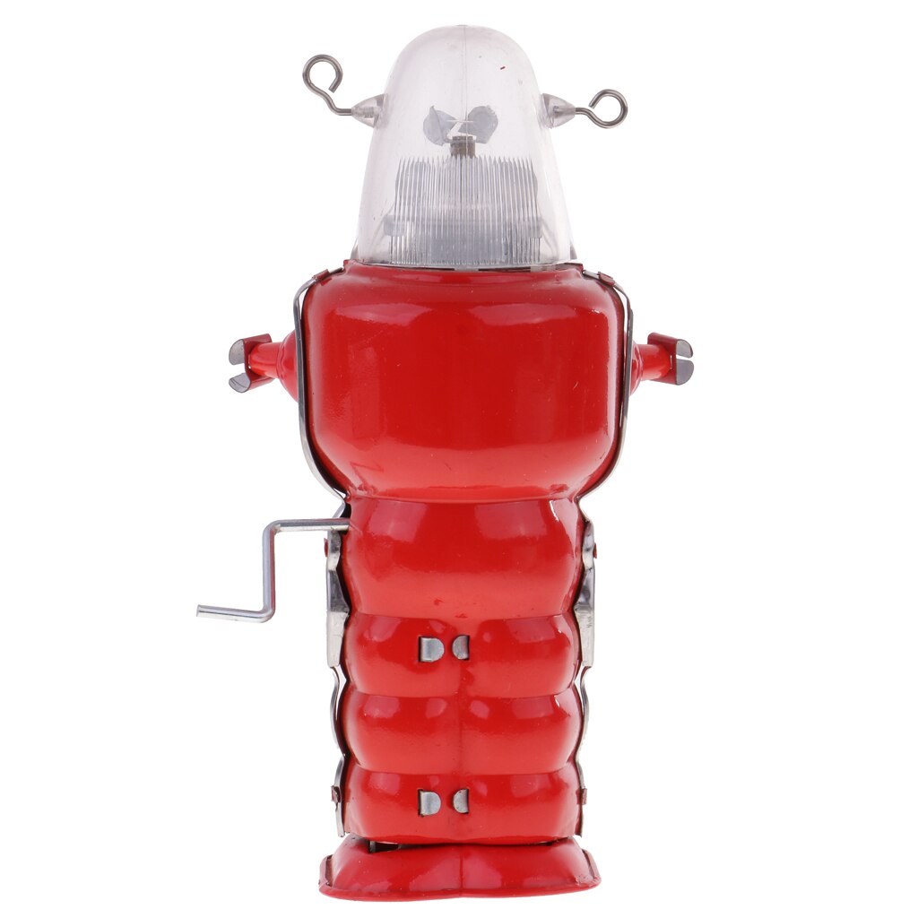 17cm / 6inch Hand-cranked Mechanical Robot Planet Tin ROBOT Collectibles