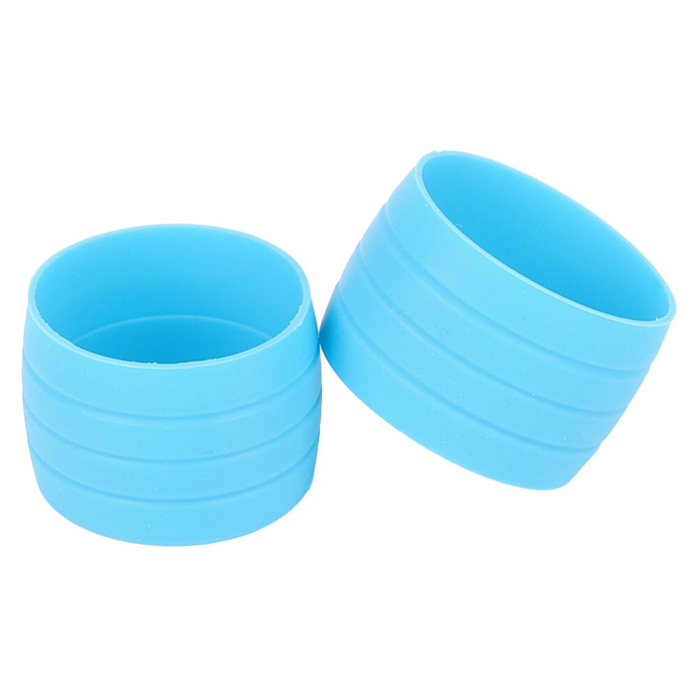 1 Paar Fietsen Siliconen Plug Fiets Rem Stuur Gesp Mouw Vaste Ring Fietsen Draagbare Stofdicht Fietsen Onderdelen: Light Blue