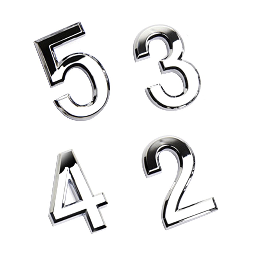 arrivé chiffre porte Plaque maison signe placage porte 0 à 9 en plastique numéro étiquette hôtel maison autocollant porte étiquette