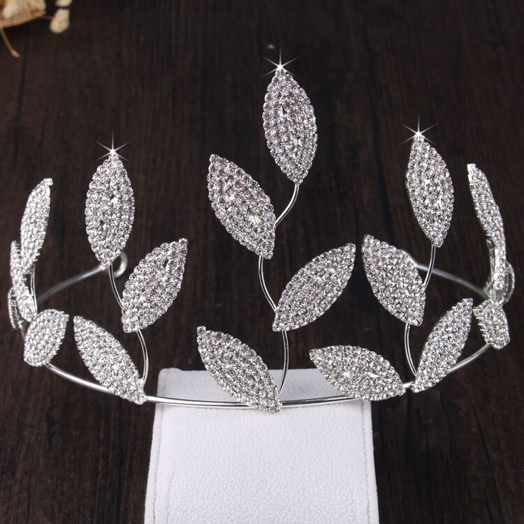 Barroco luxo espumante cristal folhas conjunto de jóias strass tiaras coroa colar brincos de casamento contas africanas conjuntos de jóias