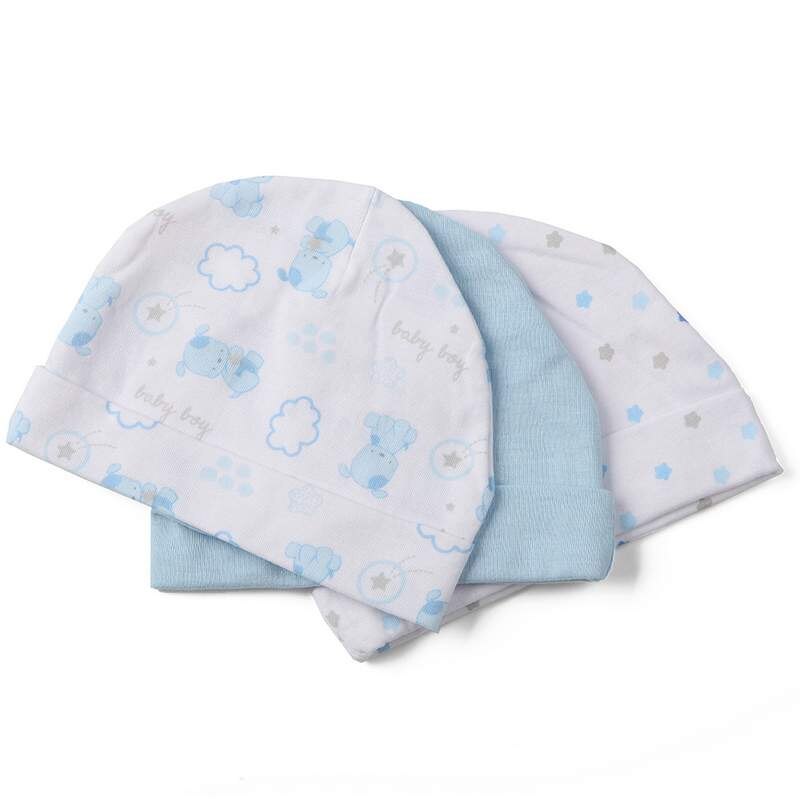 Baby boy kepsar karaktär unisex bomull 0-3 månader 4-6 månader monterade baby hattar & kepsar, spädbarn kepsar , 3 pack , 0-3 månader: Hp3001