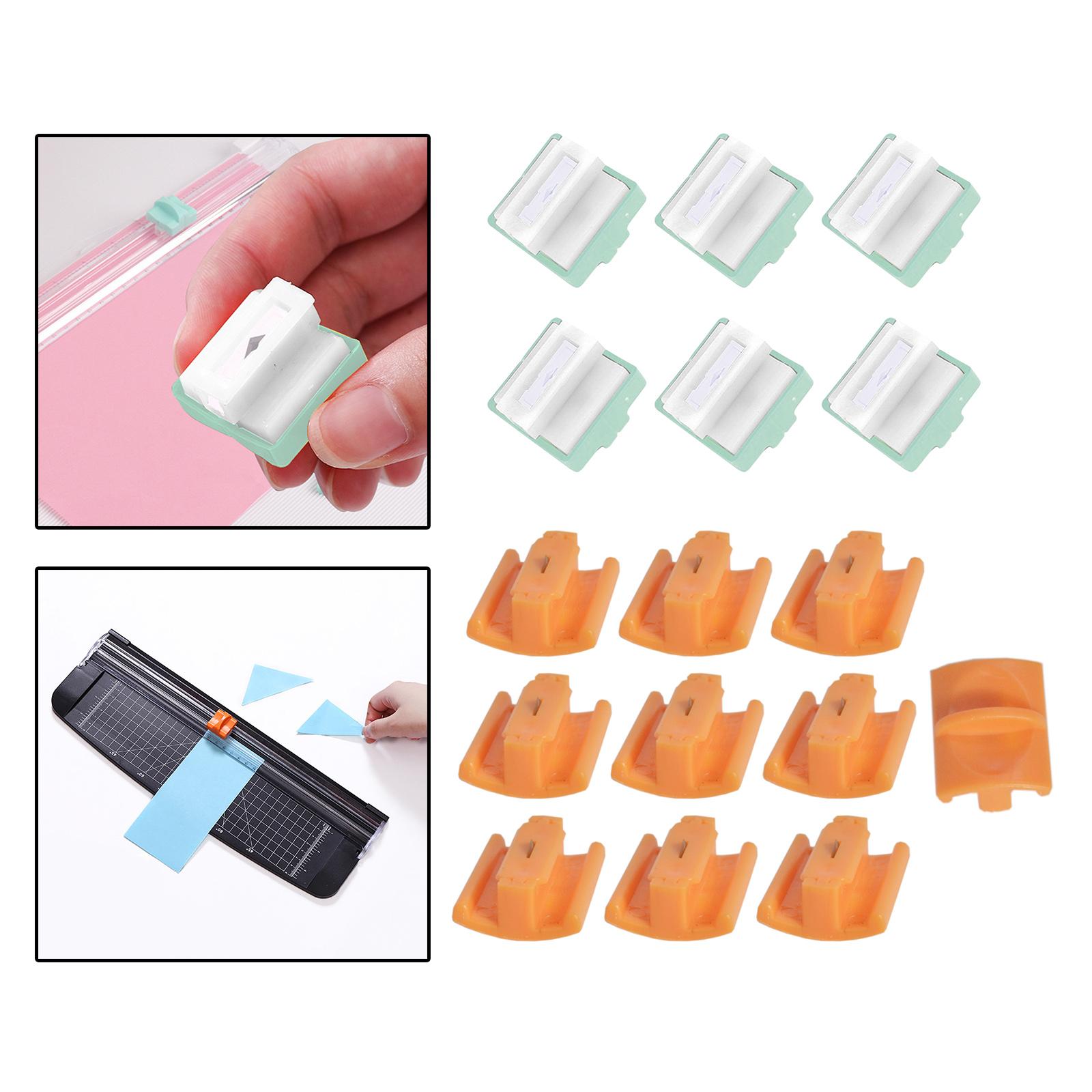 16 Pieces Durable Paper Cutter Replacement Blades Paper Trimmer Blades for Card Album Paper Cutting Craft Paper Scrapbook