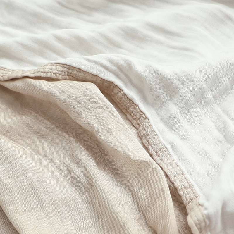 Toalla de gasa de algodón de 3 capas, manta de verano de muselina de algodón para cama, colcha suave para adultos y niños en el sofá de la cama