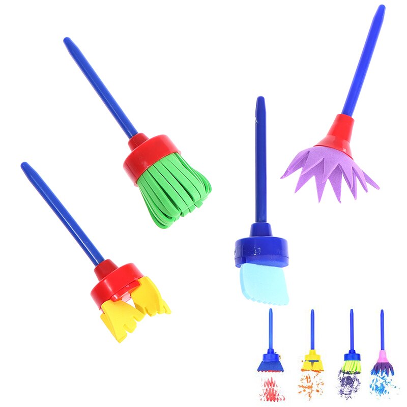 Spons Kwast Seal Spons Borstel Kinderen Schilderen Tool Graffiti Kids Diy Doodle Speelgoed: 6