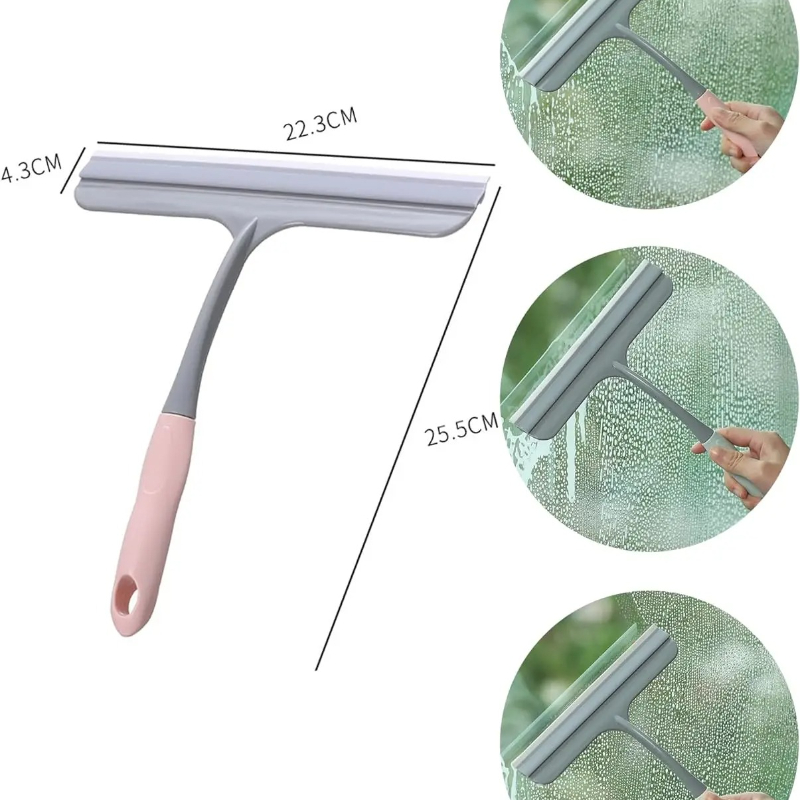 1 szt. Skrobak robić szkła domowego użytku, czyścik robić szyb samochodowych, myjka robić okien, szczotka robić czyszczenia płytek podłogowych i ścian, narzędzie robić wycierania i skrobania.