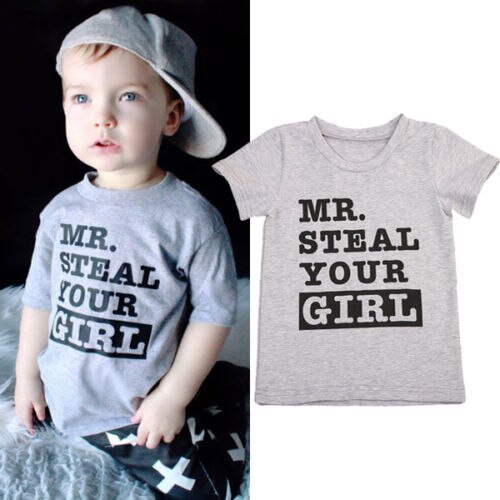 Summer Boys T Shirt Print Kids T Shirt For Boy Cotton Short Sleeve Baby Girls T Shirt Children's Clothes Brand
