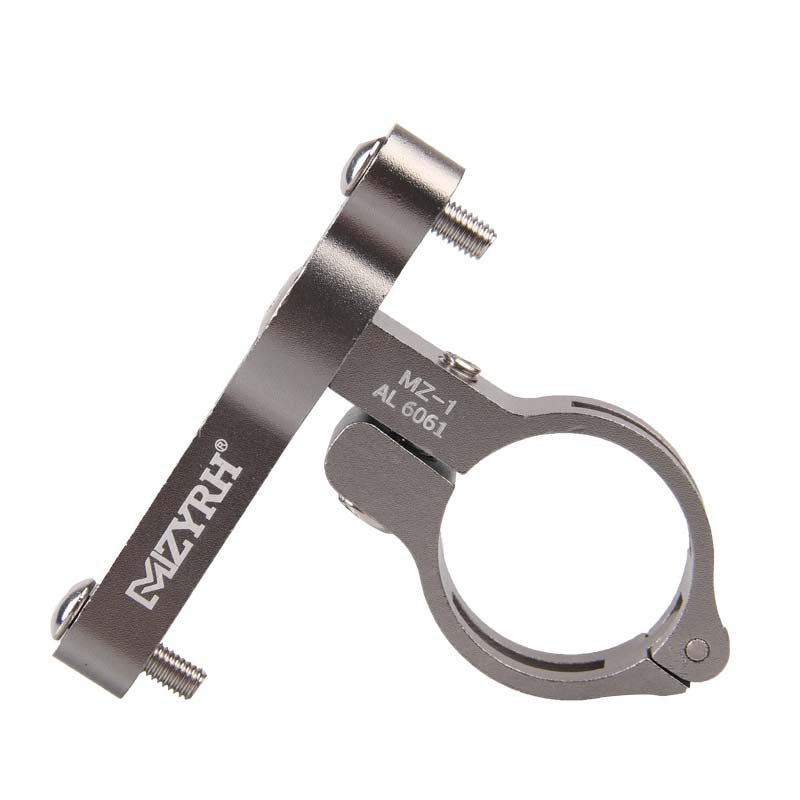 Fiets bidonhouder montage adapter verstelbare mtb racefiets stuur bidonhouder zadelpen bidonhouder fietsaccessoires: Titanium