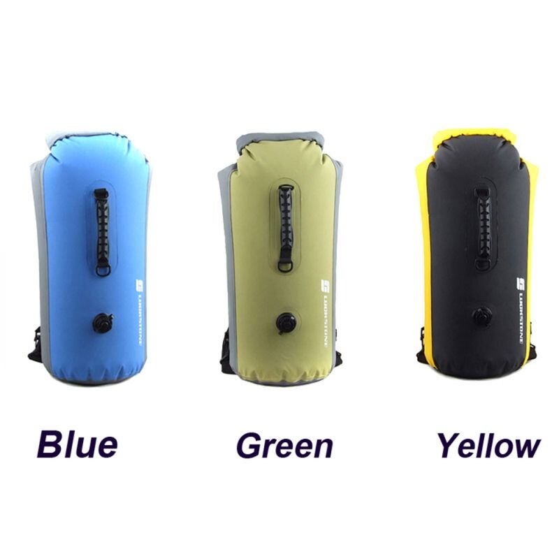 Outdoor PVC Portable Travel Waterproof Diving Bag Kayak Canoe Rafting Bag 25L/35L/60L Waterproof Double-Shoulder Bag