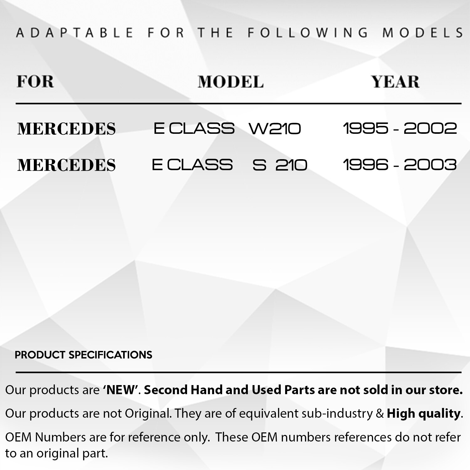 GPS Antenna Base Plastic For Mercedes E Class W210 , S210